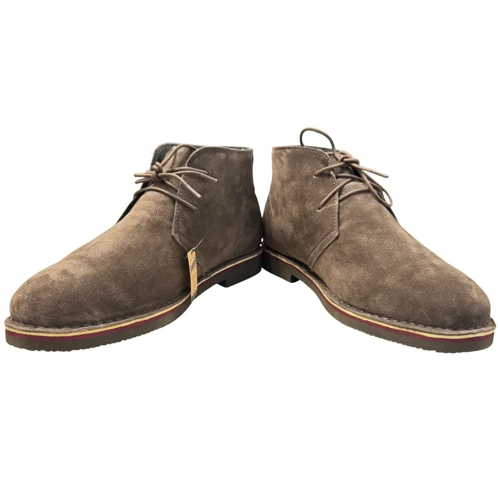 Propet Findley Chukka Boots Mens 14 X 3E Brown Suede New Without Box MCX012S